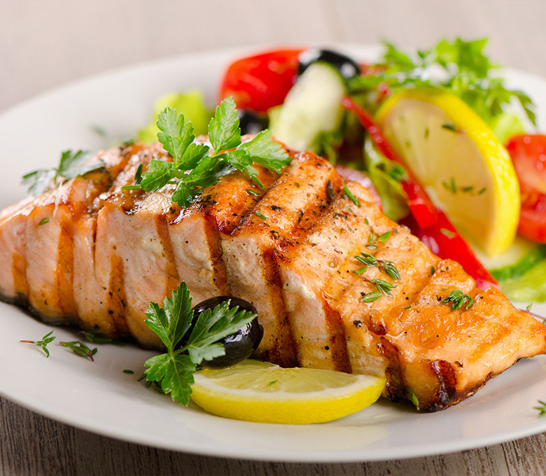 Lachs Abendbuffet Strandhotel Gerken in Wangerooge