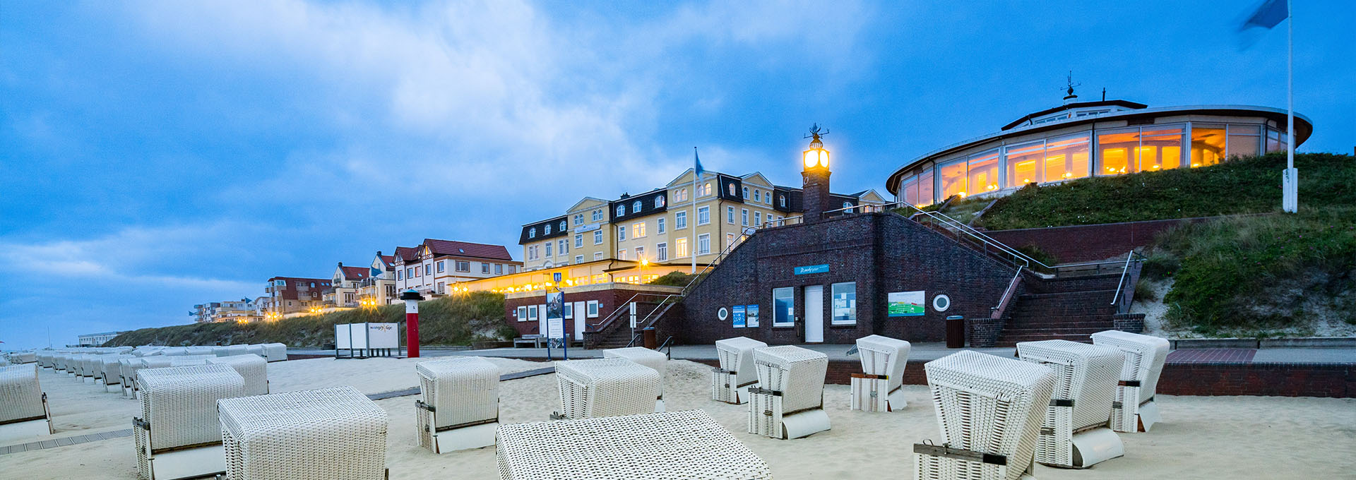 Strand Strandhotel Gerken auf Wangerooge