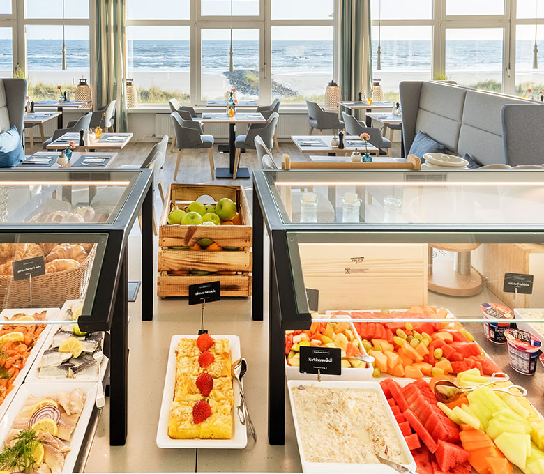 Frühstücksbuffet Strandhotel Gerken auf Wangerooge